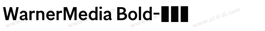 WarnerMedia Bold字体转换